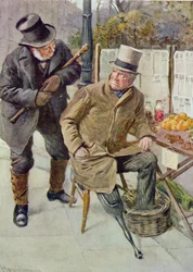 Mr Boffin y Silas Wegg, ilustración de 
